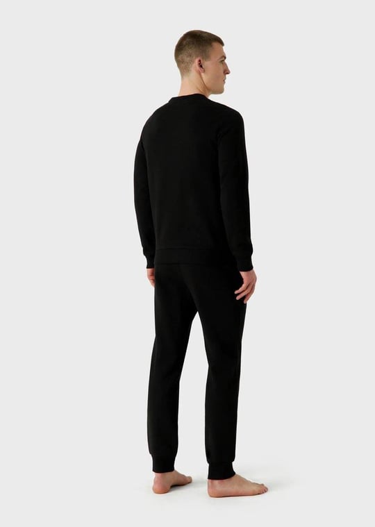 Emporio Armani Emporıo Body Erkek Fermuarlı Dik Yakalı Günlük Siyah Eşofman Takımı 111927 3F571-00020