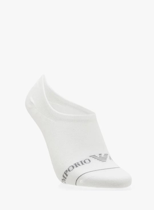 Emporio Armani Emporıo Body Erkek Jakarlı Logolu Streç Pamuklu 3'lü Çok Renkli Çorap EM000548 AF12276-MC251