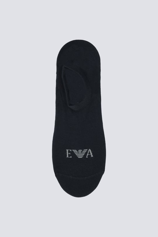 Emporio Armani Emporıo Body Erkek Logo Detaylı Nefes Alabilen Pamuklu Üçlü Paket Kısa Lacivert Çorap EM000548 AF26377-MB153