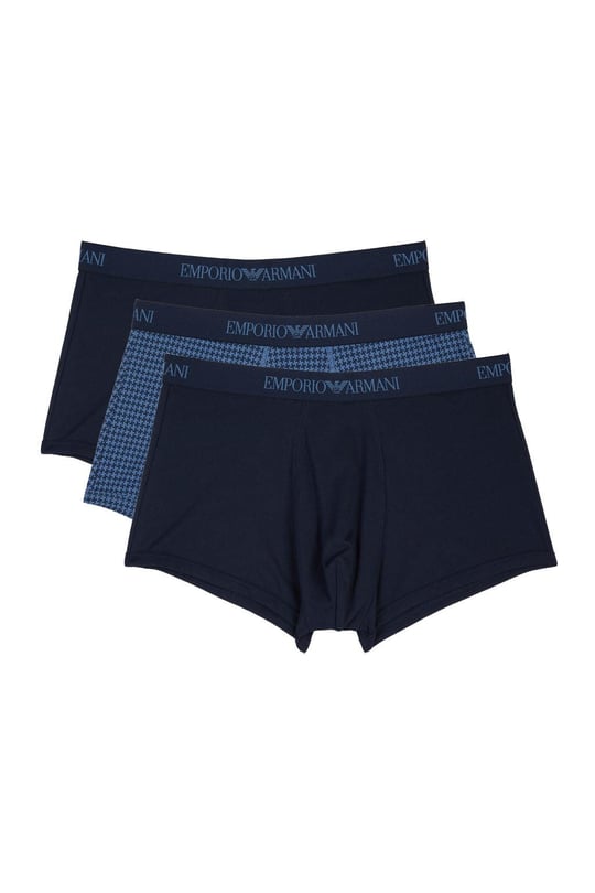 Emporio Armani Emporıo Body Erkek Marka Logolu Beli Lastikli Lacivert Boxer 111625 1A722-LACİVERT