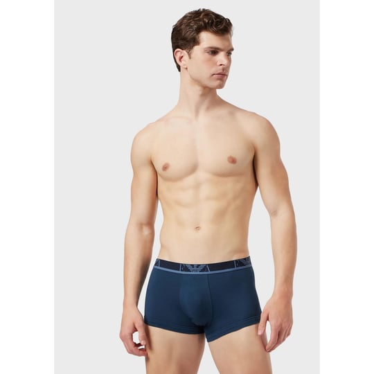Emporio Armani Emporıo Body Erkek Marka Logolu Beli Lastikli Bej Boxer 111357 1A715-LAC/BEJ