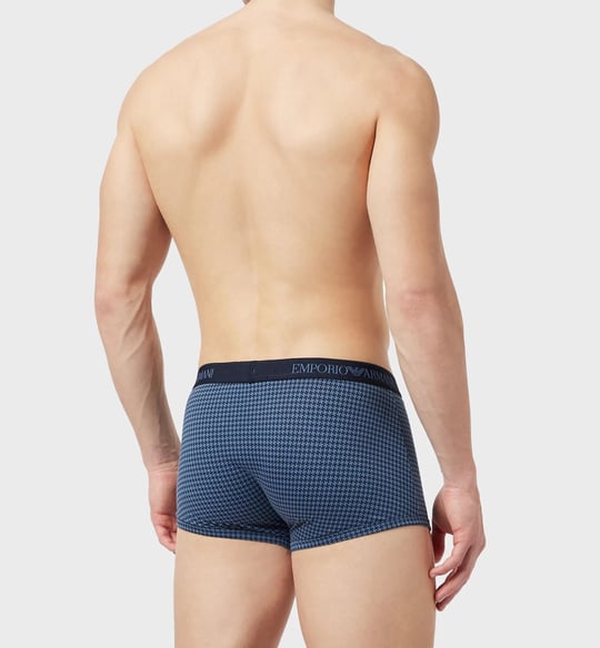 Emporio Armani Emporıo Body Erkek Marka Logolu Beli Lastikli Lacivert Boxer 111625 1A722-LACİVERT