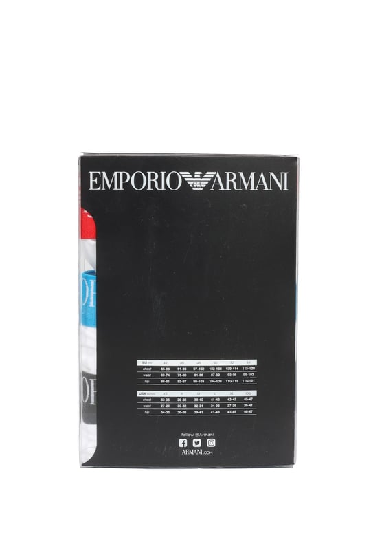 Emporio Armani Emporıo Body Erkek Marka Logolu Beli Lastikli Beyaz Boxer 111357 CS713-BEYAZ