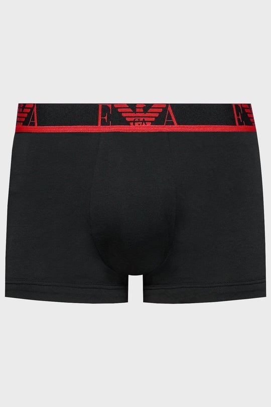 Emporio Armani Emporıo Body Erkek Marka Logolu Beli Lastikli Siyah Boxer 111357 1A715-SIYAH
