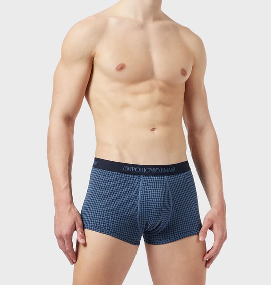 Emporio Armani Emporıo Body Erkek Marka Logolu Beli Lastikli Lacivert Boxer 111625 1A722-LACİVERT