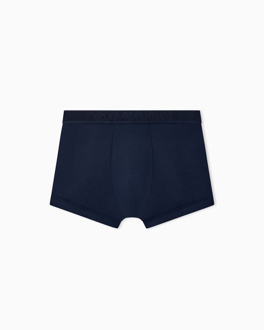 Emporio Armani Emporıo Body Erkek Nefes Alabilen Esnek Jarse Kumaşlı Elastik Bel Bantlı Lacivert Boxer EM000231 AF25034-UB102