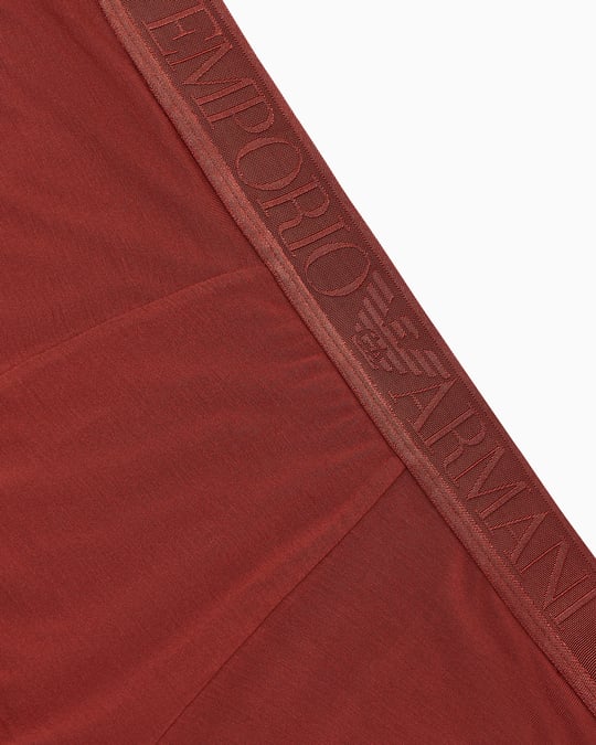 Emporio Armani Emporıo Body Erkek Nefes Alabilen Esnek Jarse Kumaşlı Elastik Bel Bantlı Kırmızı Boxer EM000231 AF25034-U5037