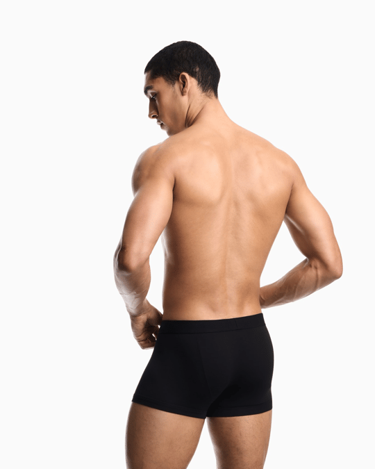 Emporio Armani Emporıo Body Erkek Rahat Modal Kumaş Logo İmzalı Elastik Bel Bantlı Siyah Boxer EM000231 AF18894-UC001