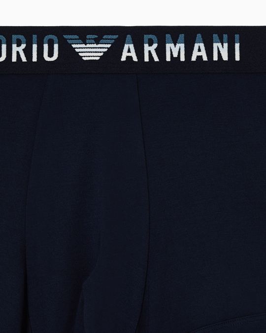 Emporio Armani Emporıo Body Erkek Rahat Modal Kumaş Logo İmzalı Elastik Bel Bantlı Lacivert Boxer EM000231 AF18894-UB102