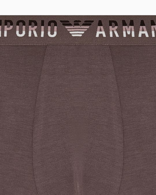 Emporio Armani Emporıo Body Erkek Rahat Modal Kumaş Logo İmzalı Elastik Bel Bantlı Kahverengi Boxer EM000231 AF18894-U8081