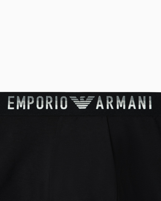 Emporio Armani Emporıo Body Erkek Rahat Modal Kumaş Logo İmzalı Elastik Bel Bantlı Siyah Boxer EM000231 AF18894-UC001
