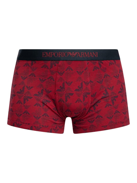 Emporio Armani Emporıo Body Erkek Yumuşak Pamuklu Logolu Elastik Bel Bantlı 3'lü Lacivert Boxer EM000260 AF10800-MB290