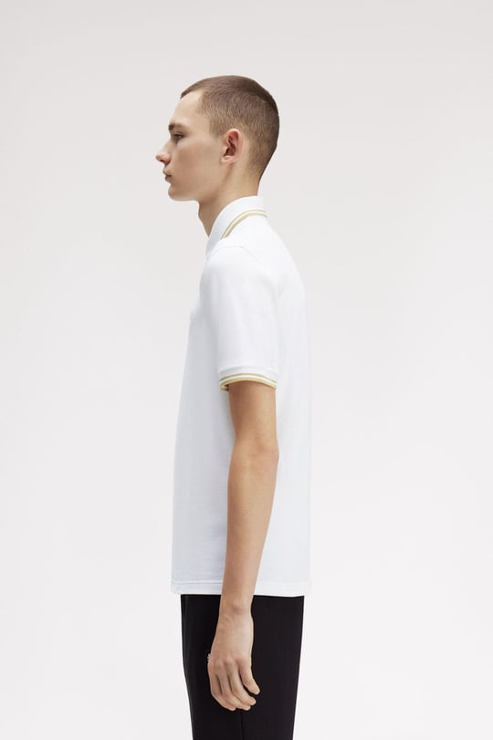 Fred Perry Fred Perry Erkek Çift Manşet ve Yaka Detaylı Kısa Kollu Geleneksel Üretim Z71 Gömlek M12-Z71