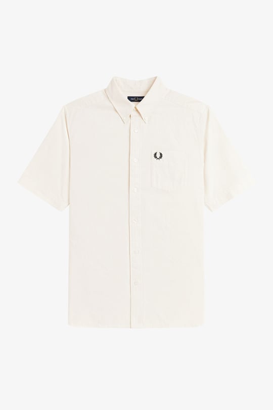 Fred Perry Fred Perry Erkek Ekru Gömlek M8730-S70