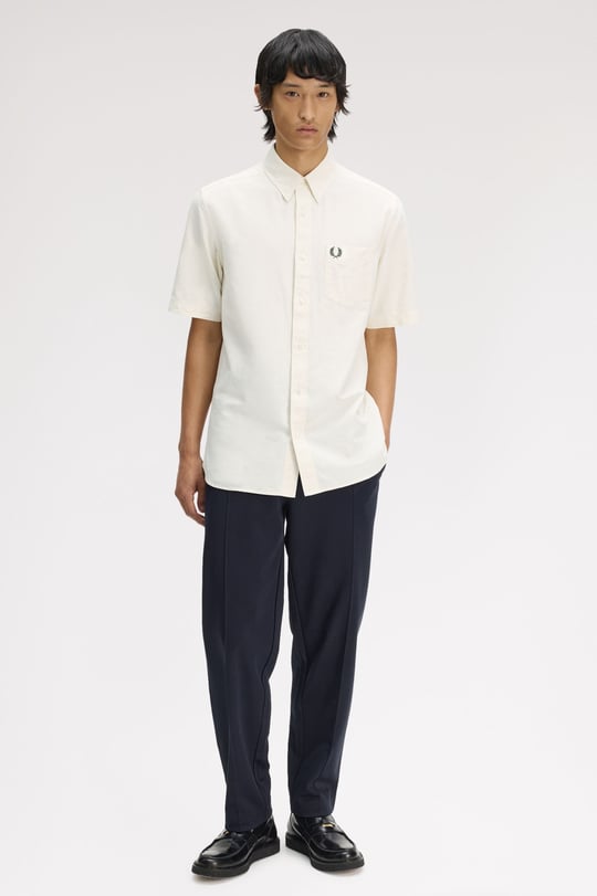 Fred Perry Fred Perry Erkek Ekru Gömlek M8730-S70