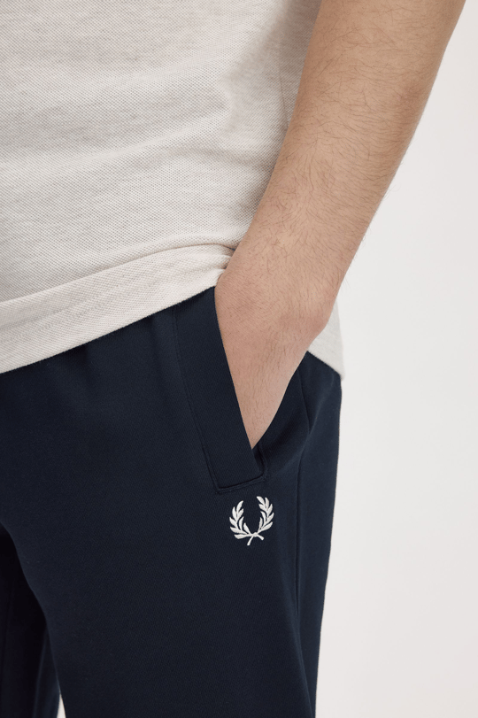 Fred Perry Fred Perry Erkek Normal Bel Regular Fit Bağlamalı Bel Cep Detay Siyah Pantolon T5505-608