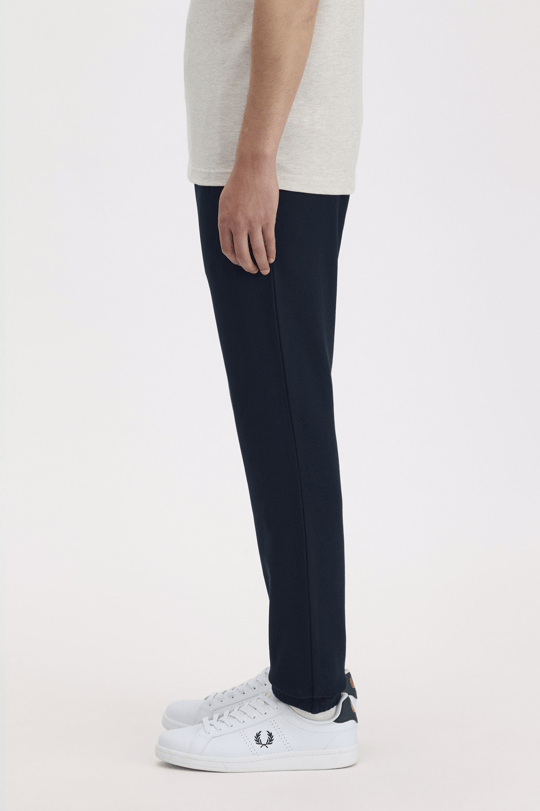 Fred Perry Fred Perry Erkek Normal Bel Regular Fit Bağlamalı Bel Cep Detay Siyah Pantolon T5505-608