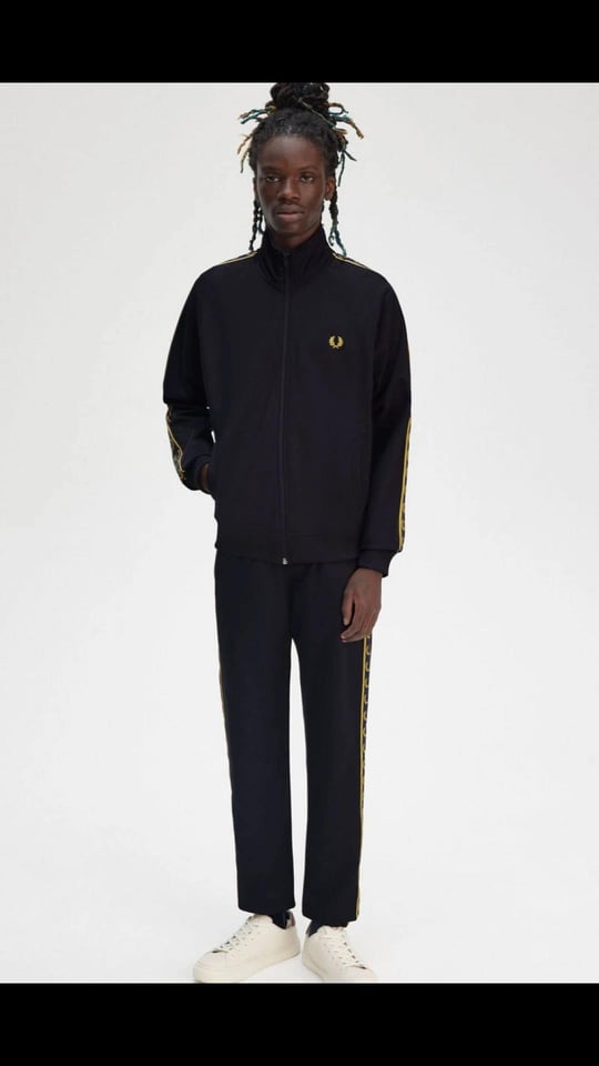Fred Perry Fred Perry Erkek Omuzdan Kola Marka İşlemeli Huni Yaka Lacivert Ceket J5557-W75