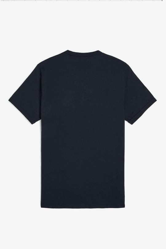 Fred Perry Fred Perry Erkek Pamuklu Jarse Kumaş Manşet ve Yuvarlak Yakalı Kısa Kollu 608 T-Shirt M3519-608