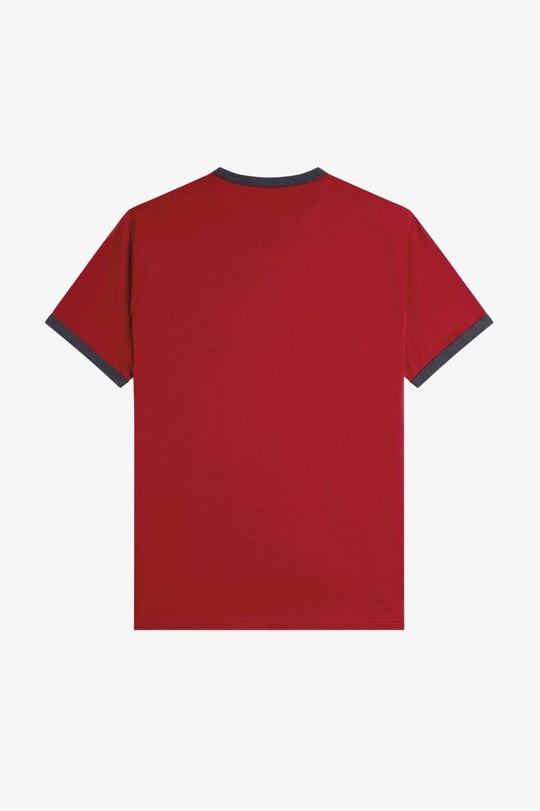 Fred Perry Fred Perry Erkek Pamuklu Jarse Kumaş Manşet ve Yuvarlak Yakalı Kısa Kollu Y35 T-Shirt M3519-Y35