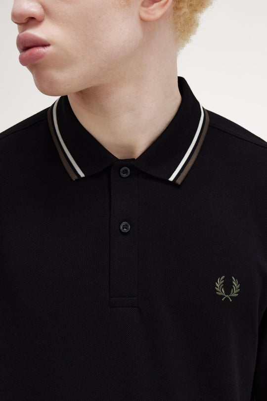 Fred Perry Fred Perry Erkek Regular Fit %100 Pamuklu Yakası Çizgi Detaylı Uzun Kollu W54 Gömlek M3636-W54