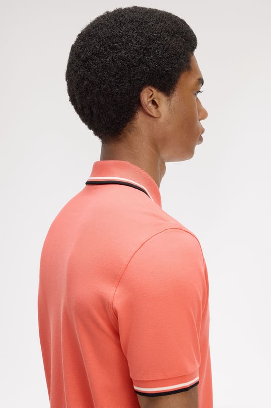 Fred Perry Fred Perry Erkek Regular Fit Yakası Çizgi Desenli Kısa Kollu 04C Polo Yaka T-Shirt M3600P-04C