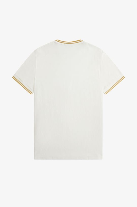 Fred Perry Fred Perry Erkek Regular Fit Kısa Kollu Şerit Detaylı Y53 T-Shirt M1588-Y53