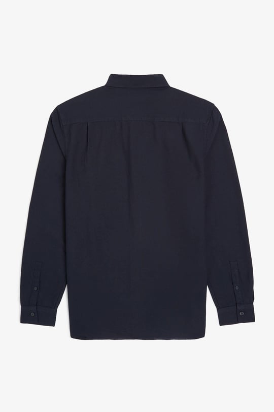 Fred Perry Fred Perry Erkek Regular Fit Cep Detaylı Düz Uzun Kollu Lacivert1 Gömlek M5516-608