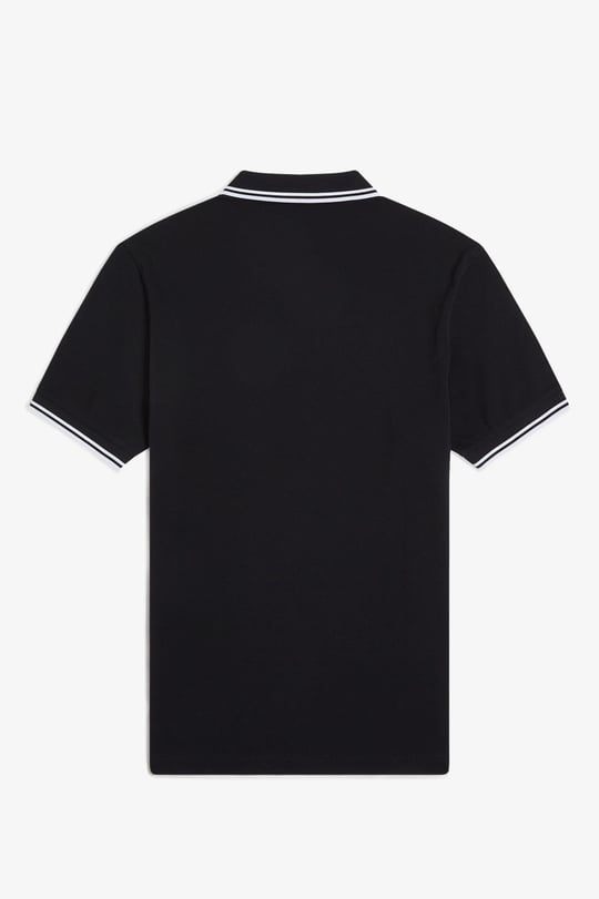 Fred Perry Fred Perry Erkek Regular Fit Yakası ve Kolları Çizgi Detaylı %100 Pamuklu Kısa Kollu 350 Polo Yaka T-Shirt M3600-350