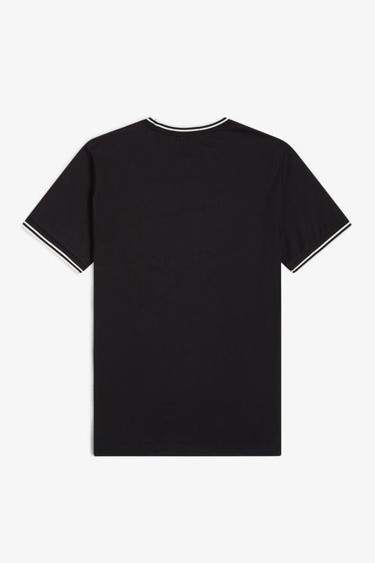 Fred Perry Fred Perry Erkek Regular Fit Kısa Kollu Şerit Detaylı 102 T-Shirt M1588-102