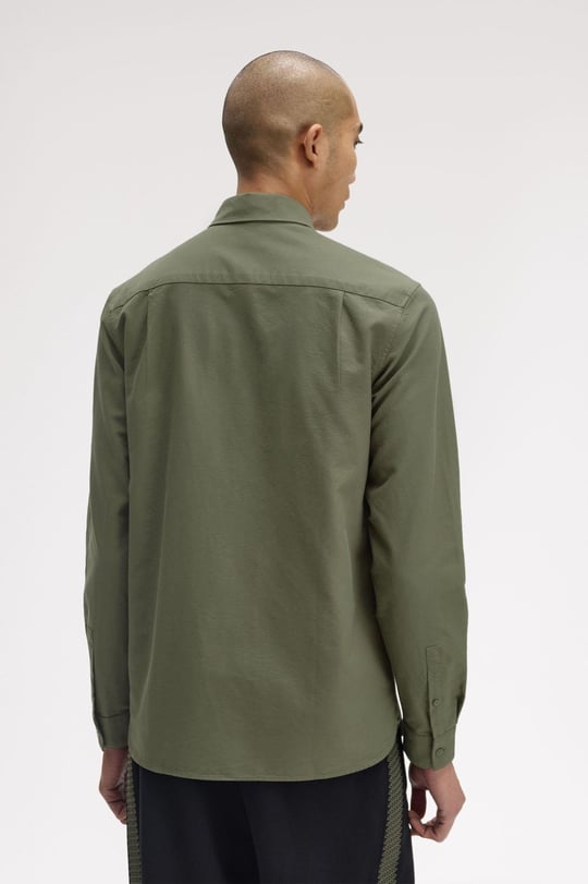 Fred Perry Fred Perry Erkek Regular Fit Cep Detaylı Düz Uzun Kollu X21 Gömlek M5516-X21