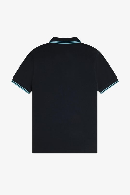 Fred Perry Fred Perry Erkek Regular Fit Yakası ve Kolları Çizgi Detaylı %100 Pamuklu Kısa Kollu Y60 Polo Yaka T-Shirt M3600-Y60