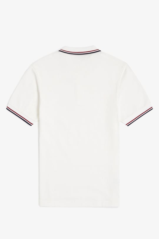 Fred Perry Fred Perry Erkek Regular Fit Yakası ve Kolları Çizgi Detaylı %100 Pamuklu Kısa Kollu T60 Polo Yaka T-Shirt M3600-T60