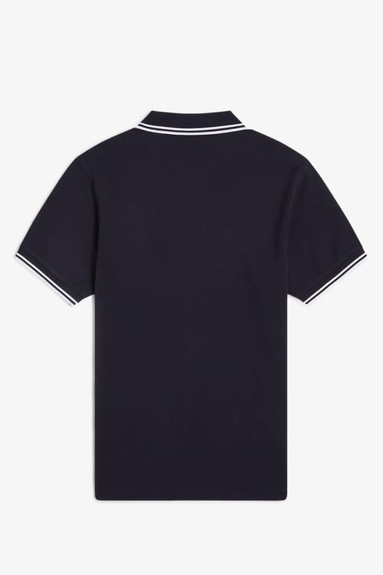 Fred Perry Fred Perry Erkek Regular Fit Yakası ve Kolları Çizgi Detaylı %100 Pamuklu Kısa Kollu 238 Polo Yaka T-Shirt M3600-238