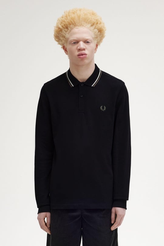 Fred Perry Fred Perry Erkek Regular Fit %100 Pamuklu Yakası Çizgi Detaylı Uzun Kollu W54 Gömlek M3636-W54