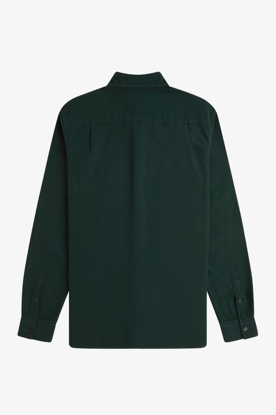 Fred Perry Fred Perry Erkek Regular Fit Cep Detaylı Düz Uzun Kollu Yeşil1 Gömlek M5516-30A
