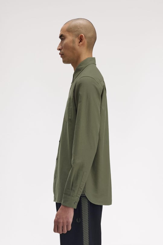 Fred Perry Fred Perry Erkek Regular Fit Cep Detaylı Düz Uzun Kollu X21 Gömlek M5516-X21