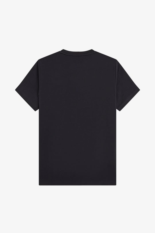 Fred Perry Fred Perry Erkek Regular Fit Pamuklu Kısa Kollu Siyah Kazak M3411-102