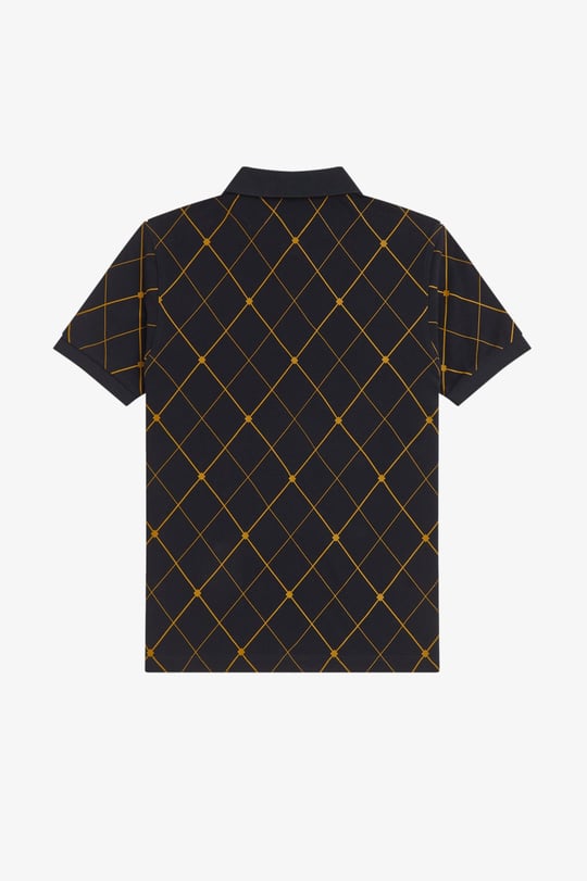 Fred Perry Fred Perry Erkek Siyah Polo Yaka T-Shirt M2455-102
