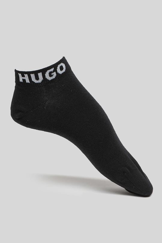 HUGO HUGO Erkek Düz Renk Logolu Siyah Çorap 50516405-001
