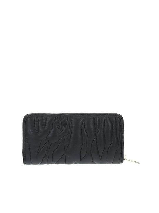 Just Cavalli Just Cavalli Kadın Logo Baskılı Çok Bölmeli Deri Siyah Cüzdan 77RA5PE1ZSB23-899