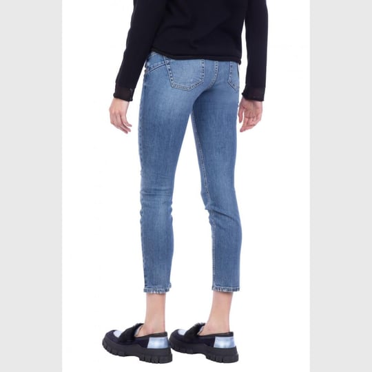 Liu Jo Lıu Jo Kadın Denim Slim Fit Yüksek Bel Günlük Kullanım Mavi Jeans UF0001D4504-134