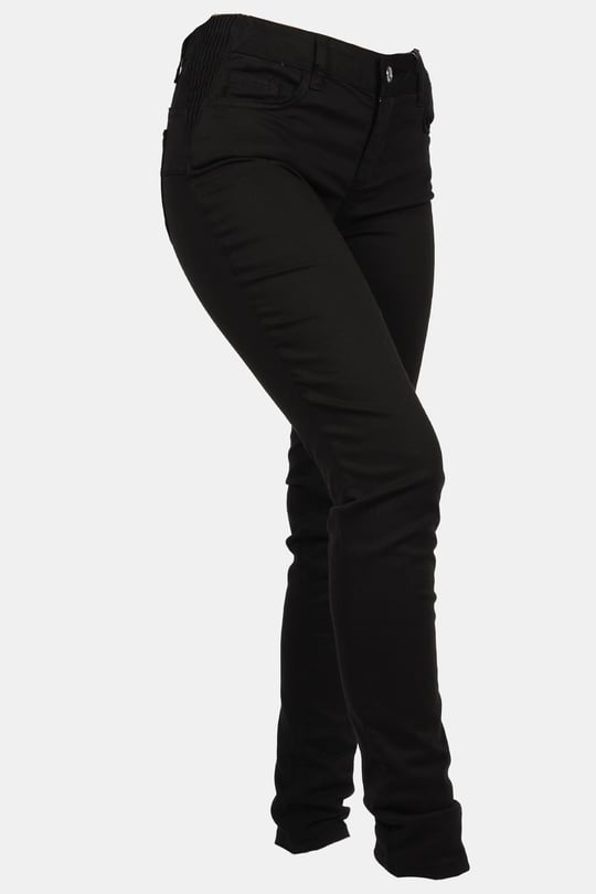 Liu Jo Lıu Jo Kadın Örme Kumaş  Normal Bel Kısa Paça Düz Model Siyah Pantolon WF3166T3045-22222