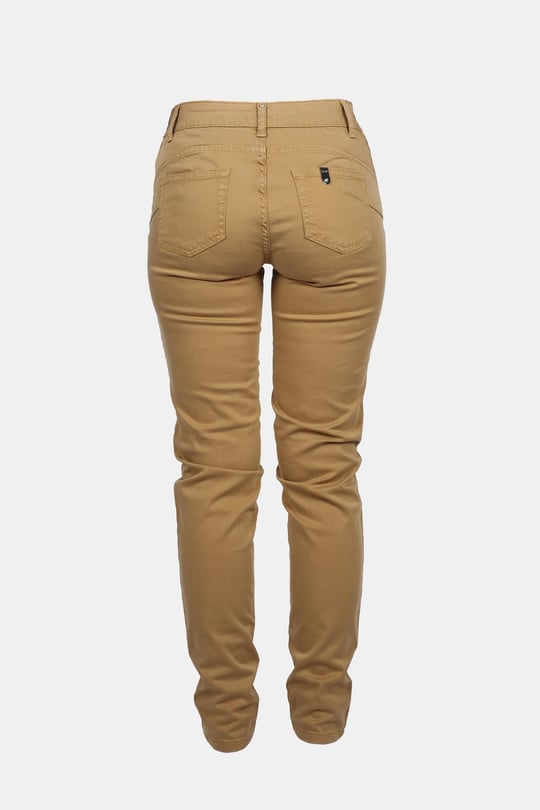Liu Jo Lıu Jo Kadın Örme Kumaş  Normal Bel Kısa Paça Düz Model Kahverengi Pantolon WF3166T3045-71320