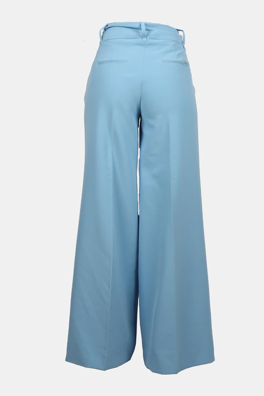 Liu Jo Lıu Jo Kadın Örme Kumaş  Normal Bel Kısa Paça Düz Model Mavi Pantolon WF3119T7896-64021