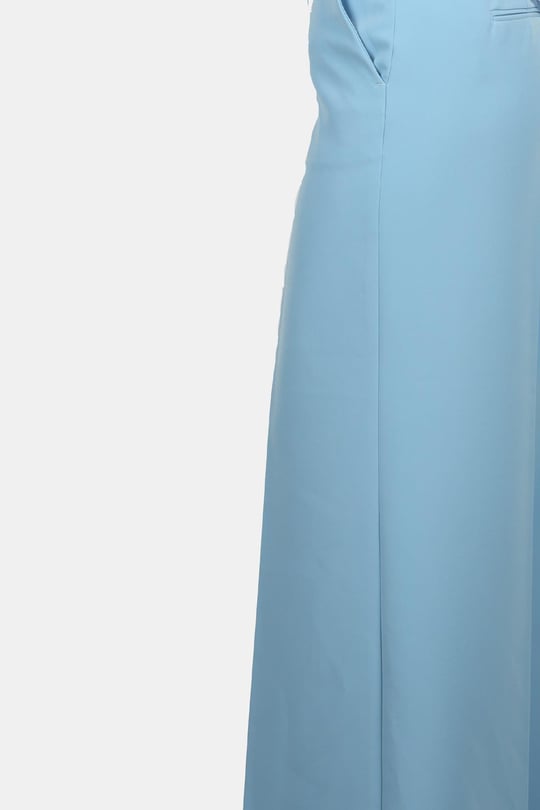 Liu Jo Lıu Jo Kadın Örme Kumaş  Normal Bel Kısa Paça Düz Model Mavi Pantolon WF3119T7896-64021