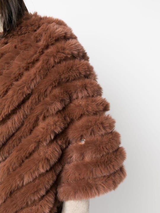 Liu Jo Lıu Jo Kadın Zarif Tasarımlı Desenli Günlük Kullanım Camel Panço 2F3113T0300-91241