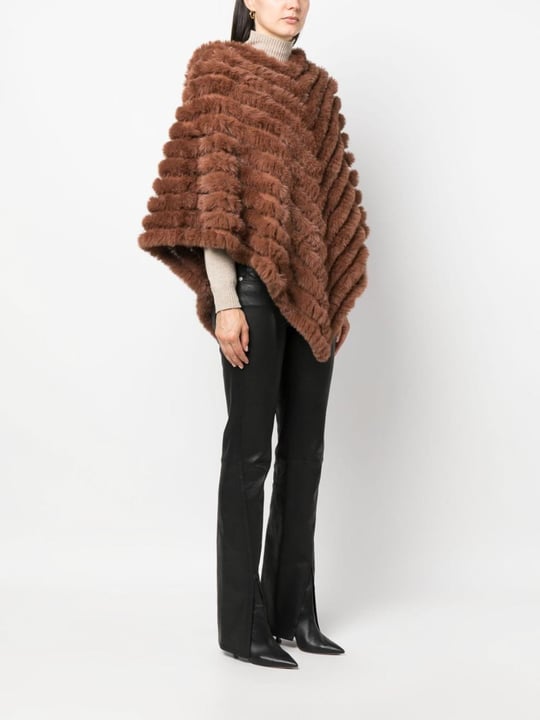 Liu Jo Lıu Jo Kadın Zarif Tasarımlı Desenli Günlük Kullanım Camel Panço 2F3113T0300-91241