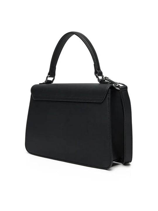 Love Moschino Love Moschino Kadın Kabartma Logolu Ayarlanabilir Omuz Askılı Manyetik Kapamalı Siyah1 Omuz Çantası JC4032PP1MKD0-00B