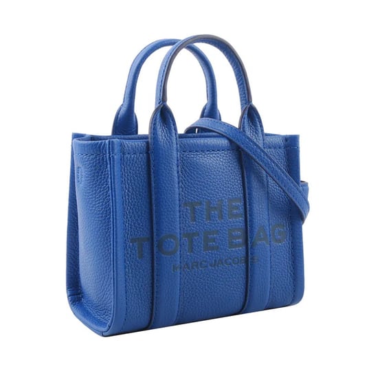 Marc Jacobs Marc Jacobs Kadın Fermuar Kapamalı Logo Detaylı Deri Mini Mavi2 Omuz Çantası H053L01RE22-486